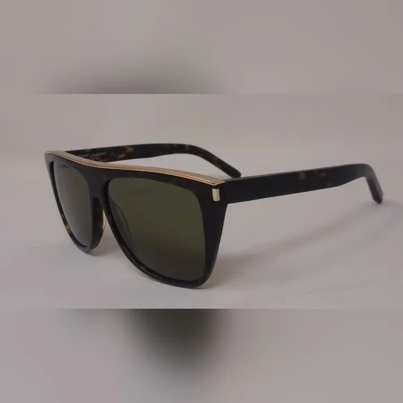 Saint Laurent Sunglasses SL1 Combi 004 Havana Gold 59-13-140 - Picture 8 of 16